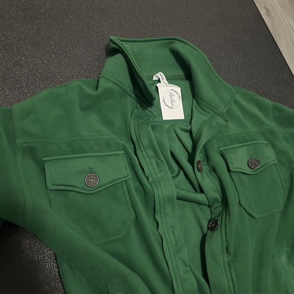 Zenana Signature Jackets & Blazers - NWT Zenana Forest Green shacket size Large